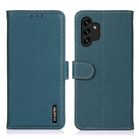 Handytasche Stand Schutzhülle Flip Leder Hülle B01H für Samsung Galaxy A13 4G Grün