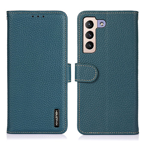 Handytasche Stand Schutzhülle Flip Leder Hülle B01H für Samsung Galaxy S22 5G Grün