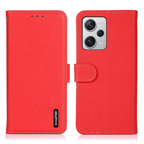 Handytasche Stand Schutzhülle Flip Leder Hülle B01H für Xiaomi Redmi Note 12 Pro+ Plus 5G Rot