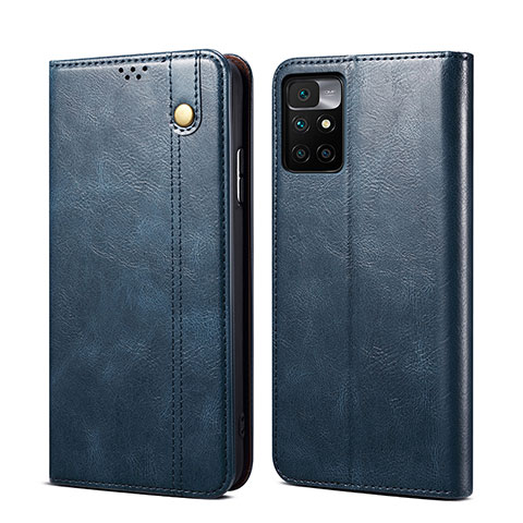 Handytasche Stand Schutzhülle Flip Leder Hülle B01S für Xiaomi Redmi Note 11 4G (2021) Blau