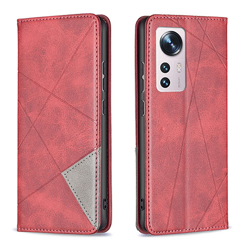 Handytasche Stand Schutzhülle Flip Leder Hülle B02F für Xiaomi Mi 12S Pro 5G Rot