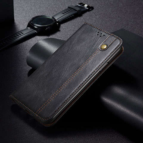 Handytasche Stand Schutzhülle Flip Leder Hülle B02S für Huawei Nova 8 SE 4G Schwarz