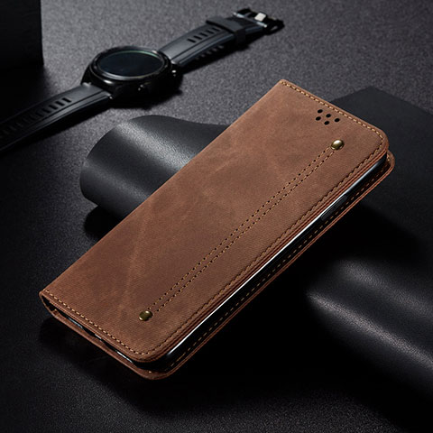 Handytasche Stand Schutzhülle Flip Leder Hülle B02S für Xiaomi Poco C65 Braun