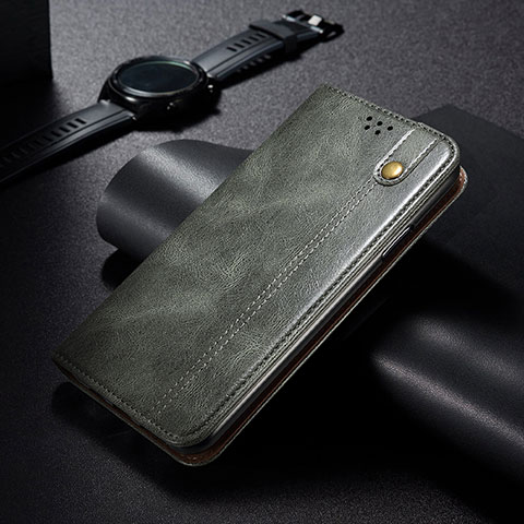 Handytasche Stand Schutzhülle Flip Leder Hülle B02S für Xiaomi Poco M5S Grün