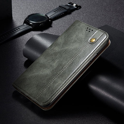 Handytasche Stand Schutzhülle Flip Leder Hülle B02S für Xiaomi Redmi Note 10S 4G Grün