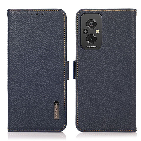 Handytasche Stand Schutzhülle Flip Leder Hülle B03H für Xiaomi Redmi 11 Prime 4G Blau