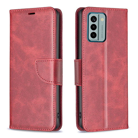 Handytasche Stand Schutzhülle Flip Leder Hülle B04F für Nokia G22 Rot