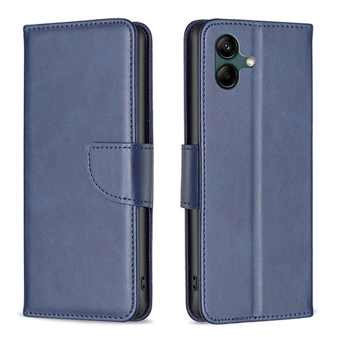 Handytasche Stand Schutzhülle Flip Leder Hülle B04F für Samsung Galaxy A05 Blau