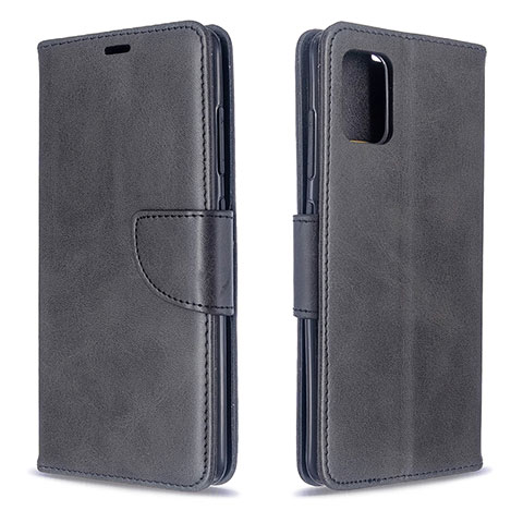 Handytasche Stand Schutzhülle Flip Leder Hülle B04F für Samsung Galaxy A51 5G Schwarz