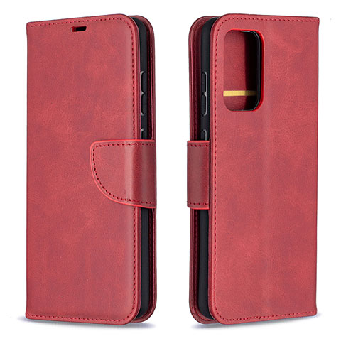 Handytasche Stand Schutzhülle Flip Leder Hülle B04F für Samsung Galaxy A52 4G Rot