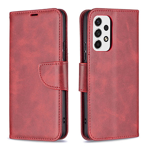 Handytasche Stand Schutzhülle Flip Leder Hülle B04F für Samsung Galaxy A53 5G Rot