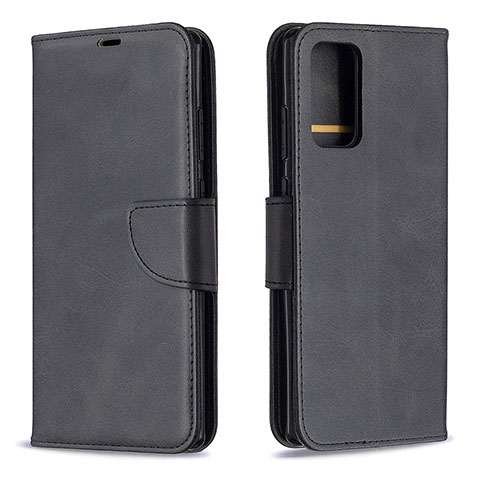 Handytasche Stand Schutzhülle Flip Leder Hülle B04F für Samsung Galaxy Note 20 5G Schwarz