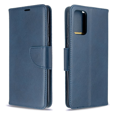 Handytasche Stand Schutzhülle Flip Leder Hülle B04F für Samsung Galaxy S20 5G Blau