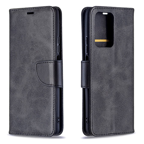 Handytasche Stand Schutzhülle Flip Leder Hülle B04F für Xiaomi Mi 11T 5G Schwarz