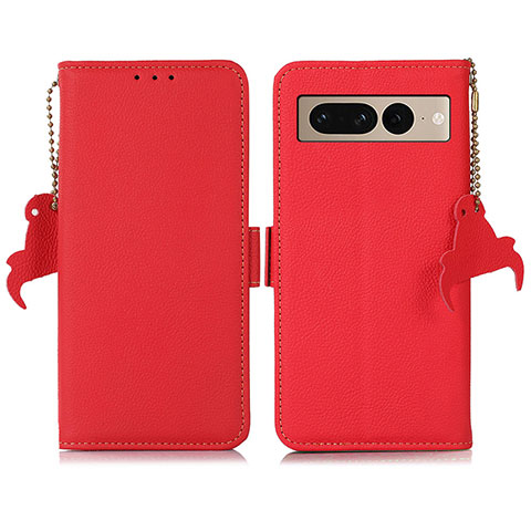 Handytasche Stand Schutzhülle Flip Leder Hülle B04H für Google Pixel 7 Pro 5G Rot