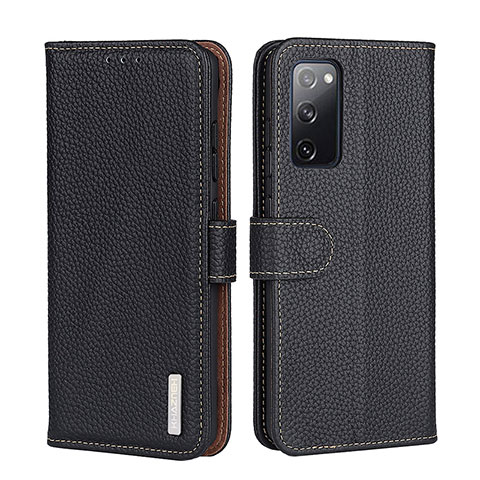 Handytasche Stand Schutzhülle Flip Leder Hülle B04H für Xiaomi Redmi Note 11 SE 5G Schwarz