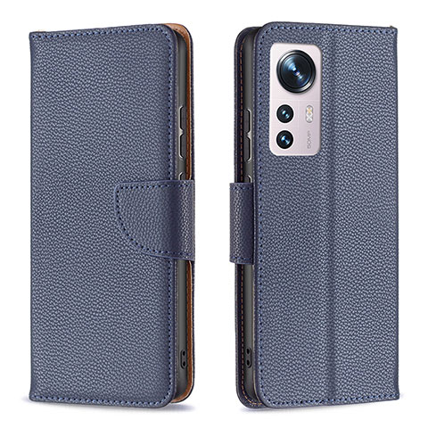 Handytasche Stand Schutzhülle Flip Leder Hülle B05F für Xiaomi Mi 12 5G Blau