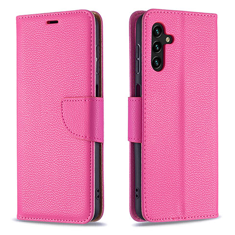 Handytasche Stand Schutzhülle Flip Leder Hülle B06F für Samsung Galaxy A04s Pink