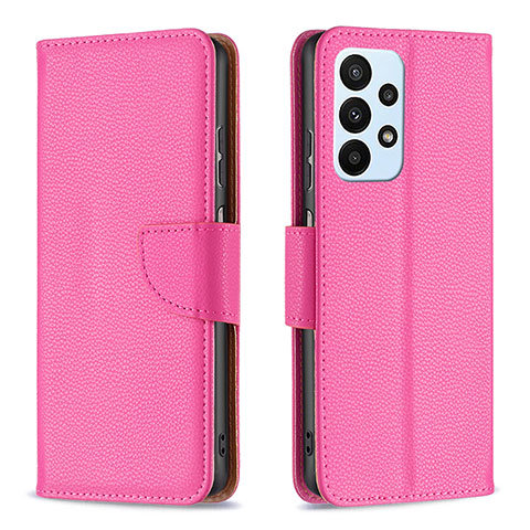 Handytasche Stand Schutzhülle Flip Leder Hülle B06F für Samsung Galaxy A23 4G Pink