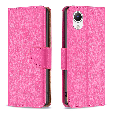 Handytasche Stand Schutzhülle Flip Leder Hülle B06F für Samsung Galaxy A23 5G SC-56C Pink