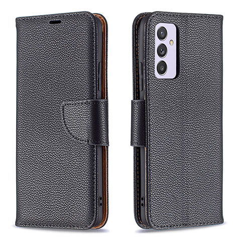 Handytasche Stand Schutzhülle Flip Leder Hülle B06F für Samsung Galaxy A34 5G Schwarz