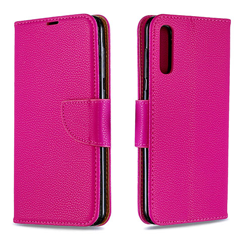 Handytasche Stand Schutzhülle Flip Leder Hülle B06F für Samsung Galaxy A50S Pink