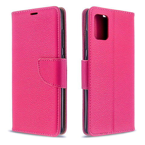 Handytasche Stand Schutzhülle Flip Leder Hülle B06F für Samsung Galaxy A51 5G Pink