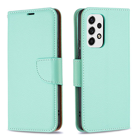 Handytasche Stand Schutzhülle Flip Leder Hülle B06F für Samsung Galaxy A53 5G Grün