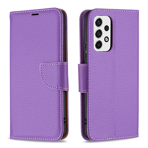 Handytasche Stand Schutzhülle Flip Leder Hülle B06F für Samsung Galaxy A53 5G Violett