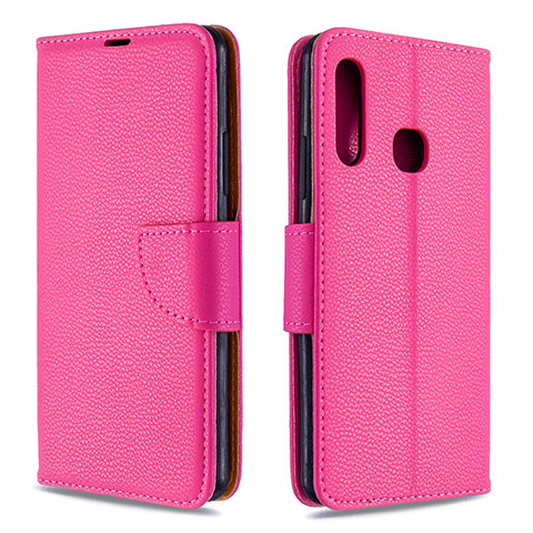 Handytasche Stand Schutzhülle Flip Leder Hülle B06F für Samsung Galaxy A70E Pink