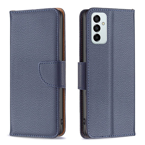 Handytasche Stand Schutzhülle Flip Leder Hülle B06F für Samsung Galaxy F23 5G Blau