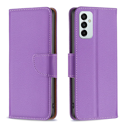 Handytasche Stand Schutzhülle Flip Leder Hülle B06F für Samsung Galaxy F23 5G Violett