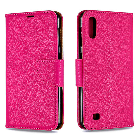 Handytasche Stand Schutzhülle Flip Leder Hülle B06F für Samsung Galaxy M10 Pink