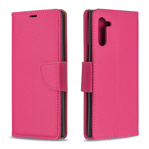 Handytasche Stand Schutzhülle Flip Leder Hülle B06F für Samsung Galaxy Note 10 5G Pink