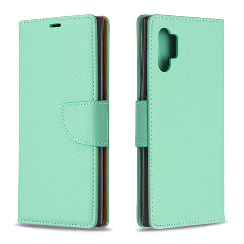 Handytasche Stand Schutzhülle Flip Leder Hülle B06F für Samsung Galaxy Note 10 Plus 5G Grün