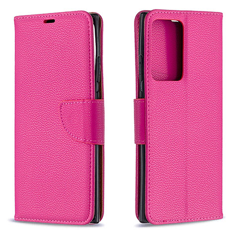 Handytasche Stand Schutzhülle Flip Leder Hülle B06F für Samsung Galaxy Note 20 Ultra 5G Pink