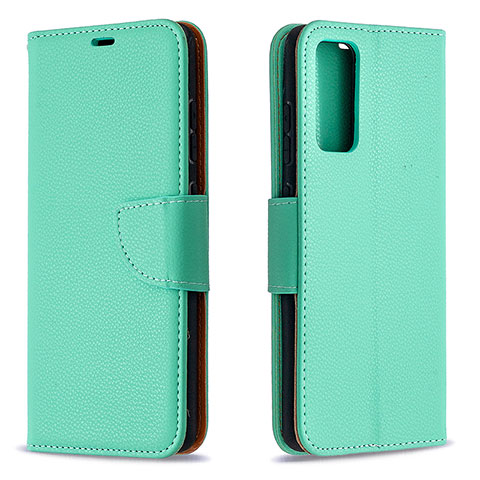 Handytasche Stand Schutzhülle Flip Leder Hülle B06F für Samsung Galaxy S20 FE 4G Grün