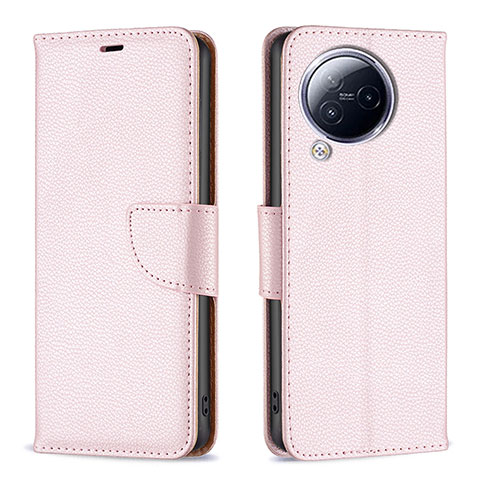 Handytasche Stand Schutzhülle Flip Leder Hülle B06F für Xiaomi Civi 3 5G Rosegold