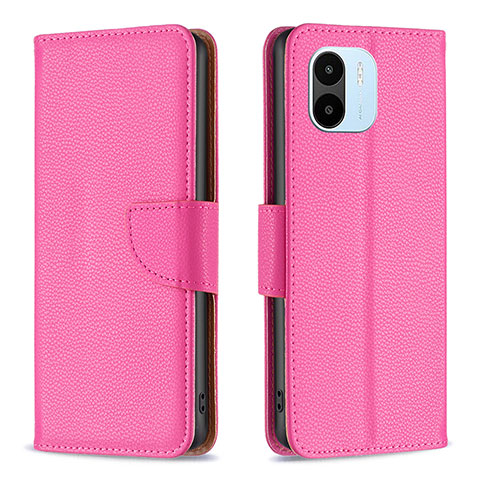 Handytasche Stand Schutzhülle Flip Leder Hülle B06F für Xiaomi Poco C50 Pink