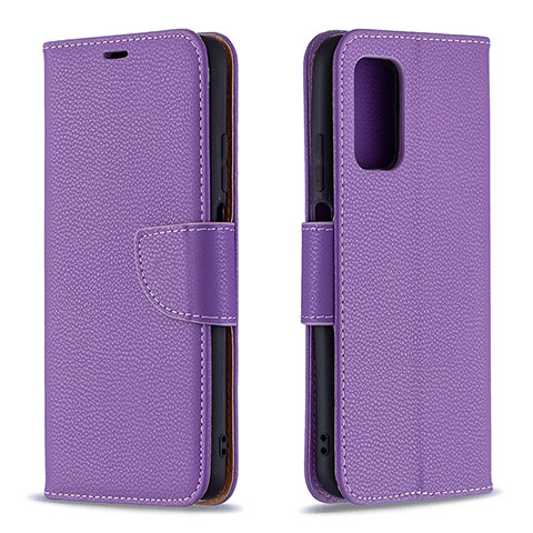 Handytasche Stand Schutzhülle Flip Leder Hülle B06F für Xiaomi Poco M3 Violett