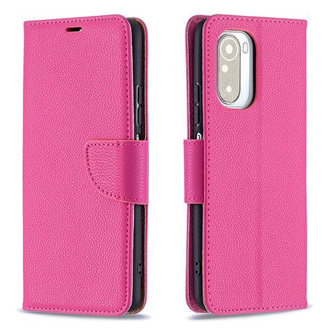 Handytasche Stand Schutzhülle Flip Leder Hülle B06F für Xiaomi Redmi K40 Pro+ Plus 5G Pink