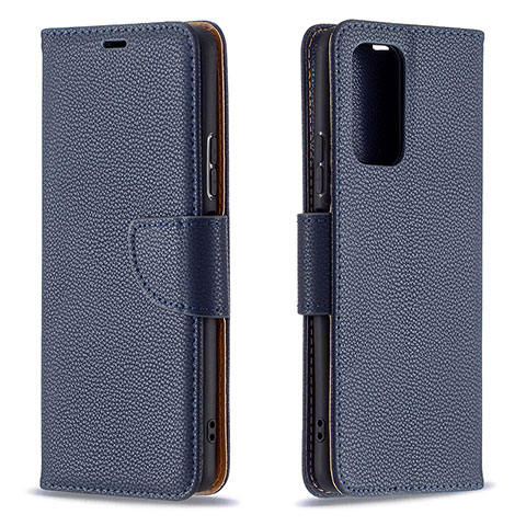 Handytasche Stand Schutzhülle Flip Leder Hülle B06F für Xiaomi Redmi Note 10 Pro Max Blau