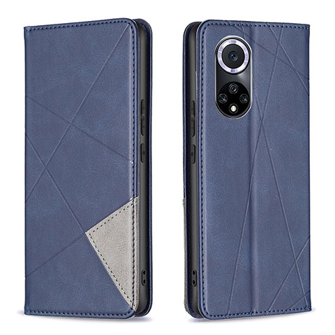 Handytasche Stand Schutzhülle Flip Leder Hülle B07F für Huawei Honor 50 5G Blau