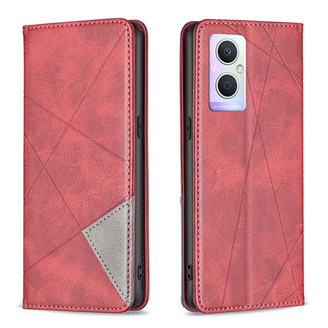 Handytasche Stand Schutzhülle Flip Leder Hülle B07F für OnePlus Nord N20 5G Rot