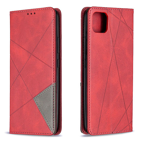 Handytasche Stand Schutzhülle Flip Leder Hülle B07F für Realme C11 (2021) Rot