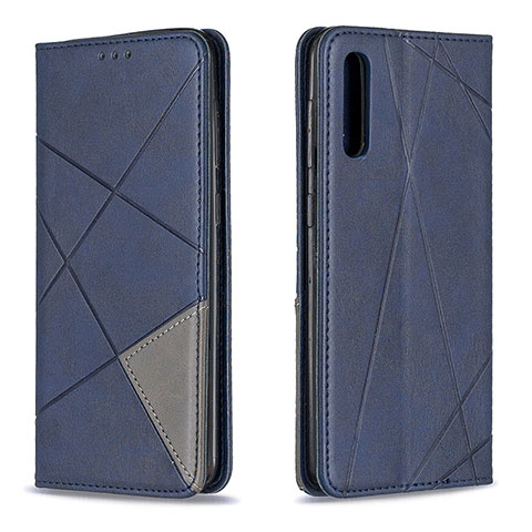 Handytasche Stand Schutzhülle Flip Leder Hülle B07F für Samsung Galaxy A30S Blau