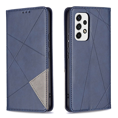 Handytasche Stand Schutzhülle Flip Leder Hülle B07F für Samsung Galaxy A53 5G Blau