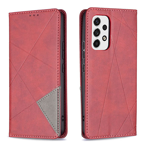 Handytasche Stand Schutzhülle Flip Leder Hülle B07F für Samsung Galaxy A53 5G Rot