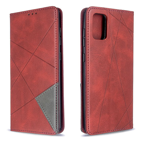 Handytasche Stand Schutzhülle Flip Leder Hülle B07F für Samsung Galaxy A71 5G Rot