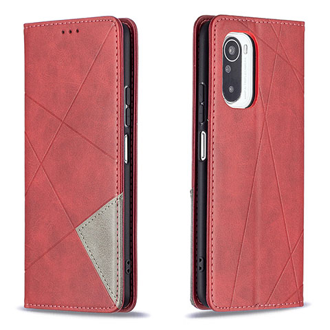 Handytasche Stand Schutzhülle Flip Leder Hülle B07F für Xiaomi Mi 11i 5G Rot